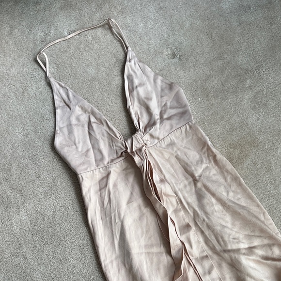 Zara pink satin mini dress - Picture 1 of 2